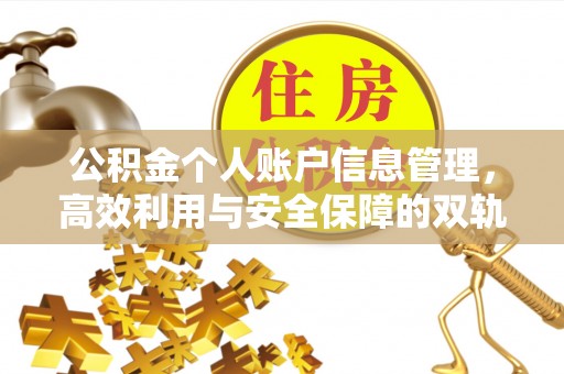 丰南公积金个人账户信息管理，高效利用与安全保障的双轨并行