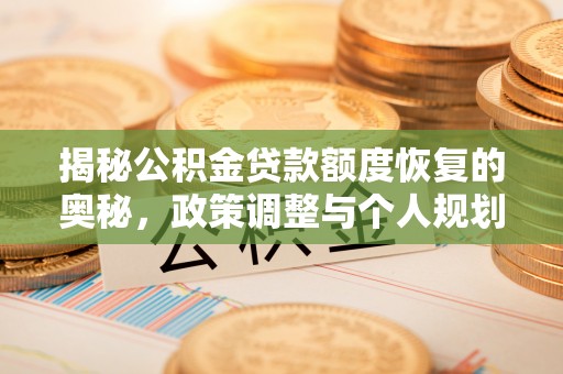 丰南揭秘公积金贷款额度恢复的奥秘，政策调整与个人规划全攻略