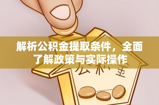 丰南解析公积金提取条件，全面了解政策与实际操作