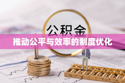 丰南推动公平与效率的制度优化