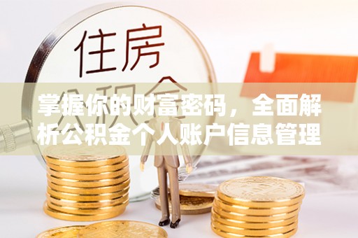 丰南掌握你的财富密码，全面解析公积金个人账户信息管理与优化