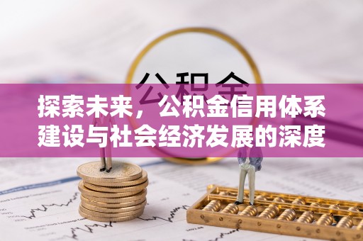 丰南探索未来，公积金信用体系建设与社会经济发展的深度融合