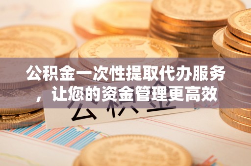 丰南公积金一次性提取代办服务，让您的资金管理更高效