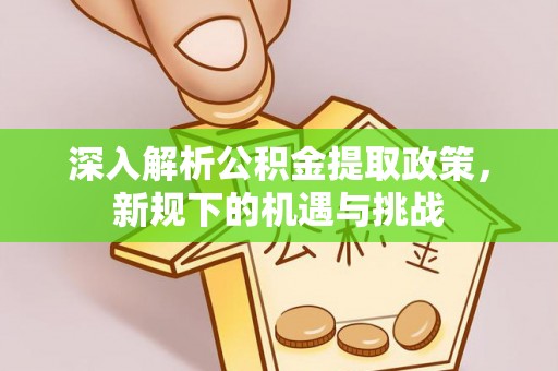 丰南深入解析公积金提取政策，新规下的机遇与挑战