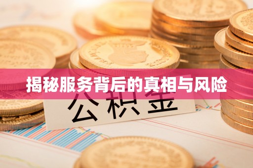 丰南揭秘服务背后的真相与风险