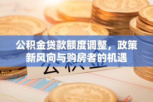 丰南公积金贷款额度调整，政策新风向与购房者的机遇
