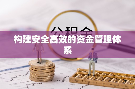 丰南构建安全高效的资金管理体系