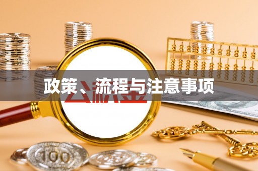 丰南政策、流程与注意事项
