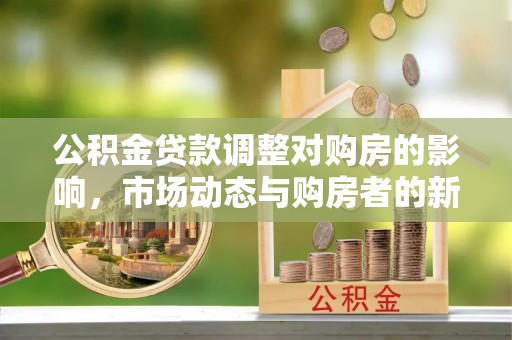 丰南公积金贷款调整对购房的影响，市场动态与购房者的新选择
