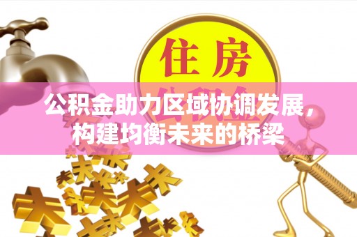 丰南公积金助力区域协调发展，构建均衡未来的桥梁
