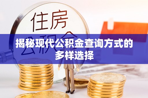 丰南揭秘现代公积金查询方式的多样选择