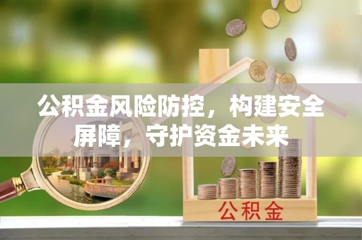 丰南公积金风险防控，构建安全屏障，守护资金未来
