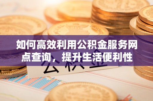 丰南如何高效利用公积金服务网点查询，提升生活便利性