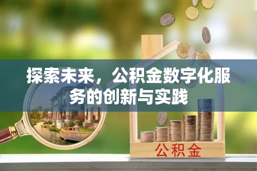 丰南探索未来，公积金数字化服务的创新与实践