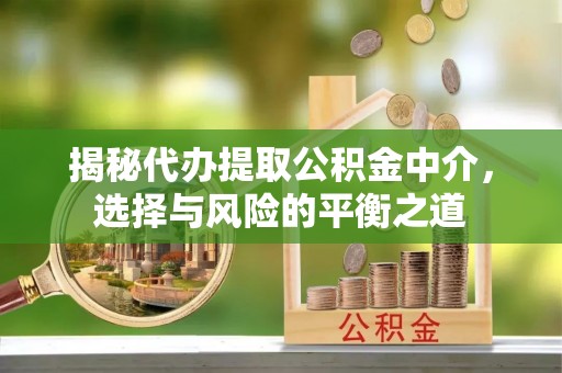 丰南揭秘代办提取公积金中介，选择与风险的平衡之道
