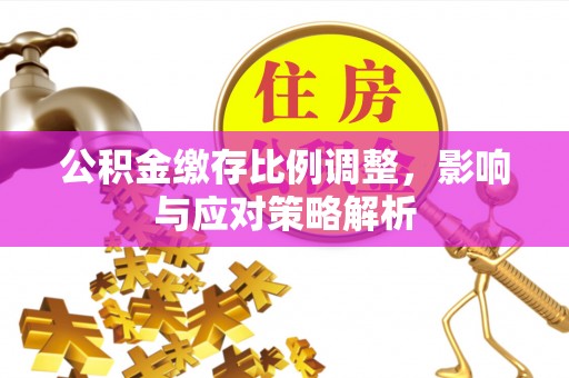 丰南公积金缴存比例调整，影响与应对策略解析
