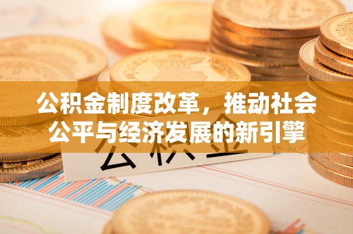 丰南公积金制度改革，推动社会公平与经济发展的新引擎