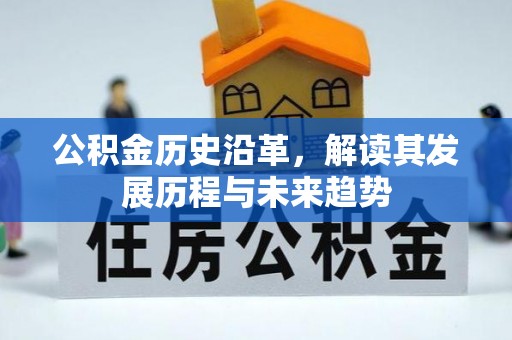 丰南公积金历史沿革，解读其发展历程与未来趋势