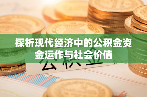 丰南探析现代经济中的公积金资金运作与社会价值