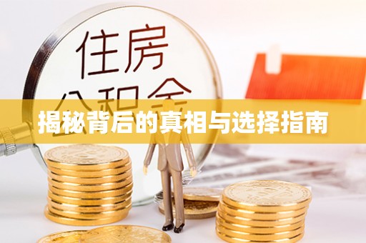 丰南揭秘背后的真相与选择指南