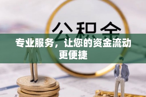 丰南专业服务，让您的资金流动更便捷