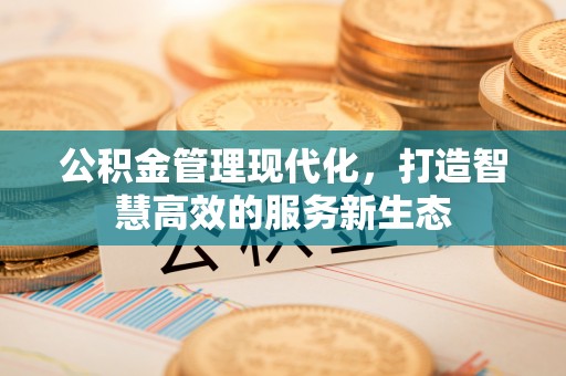 丰南公积金管理现代化，打造智慧高效的服务新生态