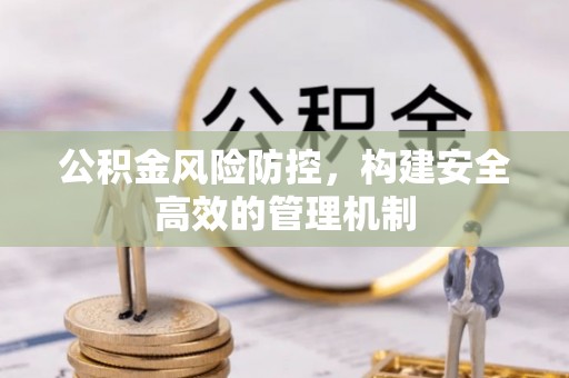 丰南公积金风险防控，构建安全高效的管理机制